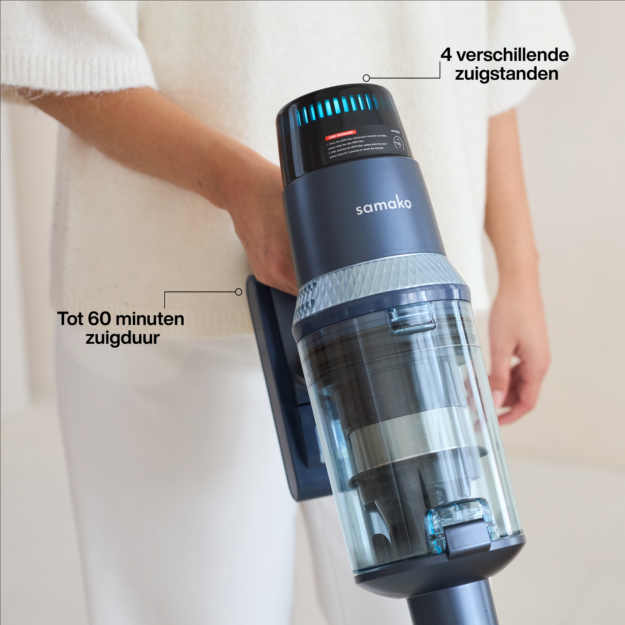 Steelstofzuiger CleanDetect