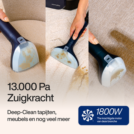 Vlekkenreiniger PowerClean Pro + 2 Solution Sprays