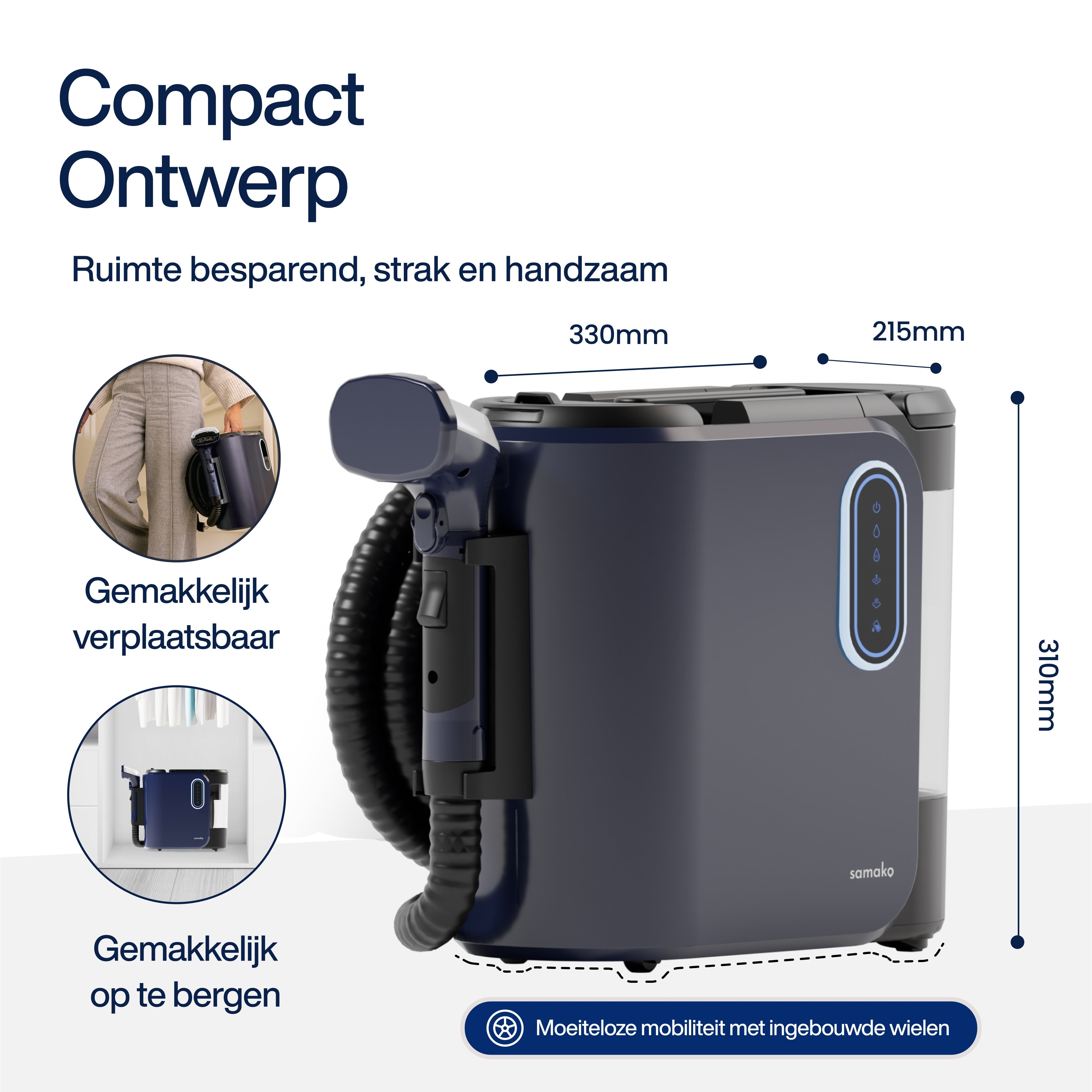 Vlekkenreiniger PowerClean Pro + 2 Solution Sprays